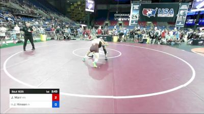 144 lbs Rnd Of 64 - Jackson Marr, MN vs Jabari Hinson, IA