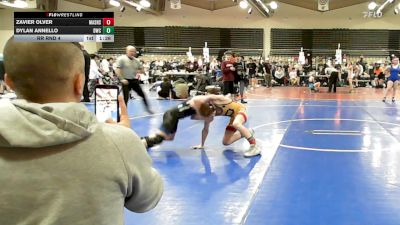 101 lbs Rr Rnd 4 - Zavier Olver, Mat Assassins Black - MSE vs Dylan Annello, DoughBoy WC - MSE