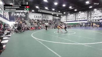 132 lbs Semifinal - Brenn Hanson, Vista Murrieta vs Charlie Ligtenberg, Temecula Valley