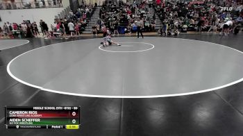 80 lbs Cons. Round 2 - Cameron Rios, Lions Wrestling Academy vs Aiden Scheffer, Sly Fox Wrestling