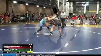 130 lbs Round 5 (6 Team) - Myleigh Hammarbeck, Texas Black vs Regan Rosseter, FEWTeamIowa