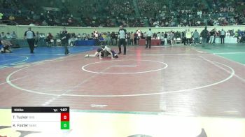 100 lbs Round Of 16 - Talan Tucker, Blanchard High School vs Kellen Foster, Sand Springs