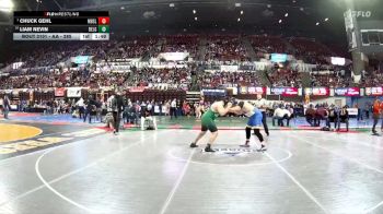 AA - 285 lbs Champ. Round 1 - Chuck Gehl, Missoula Big Sky / Loyola Sacred Heart vs Liam Nevin, Belgrade