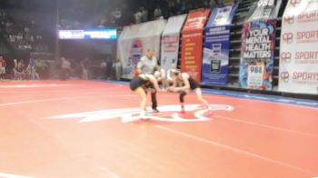 105 Class 1 lbs Champ. Round 1 - Addison Cupp, Festus vs Meredith Donovan, Warrenton