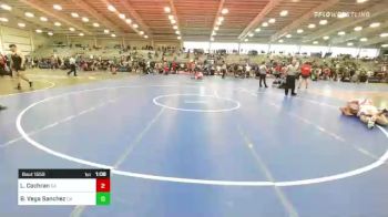 195 lbs Quarterfinal - Luke Cochran, GA vs Ben Vega Sanchez, CA