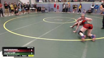 148 lbs Round 1 - Calyse Clark, Interior Grappling Academy vs Sadie Rockhold, Interior Grappling Academy