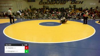 153 lbs Consolation - Daniel Zepeda, Gilroy vs Henry Dillingham, West Linn (OR)