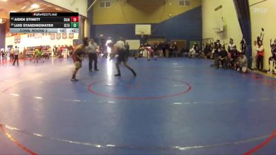 215 lbs Cons. Round 2 - Aiden Stinett, San Jacinto vs Luis Standingwater, Sultana