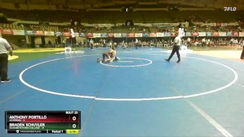 133 lbs Placement (16 Team) - Anthony Portillo, Alvernia vs Braden Schuyler, Elizabethtown College