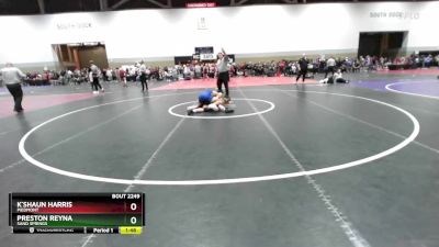 157 lbs Champ. Round 1 - K`shaun Harris, Piedmont vs Preston Reyna, Sand Springs