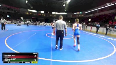 114 lbs Cons. Round 3 - Ava Alquist, Pinnacle vs Gianna May, Prescott