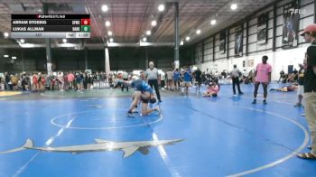 157 lbs Allday - Lukas Allman, DARKHORSE vs Abram Stoebig, SLY FOX WRESTLING CLUB