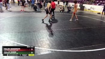 109-111 lbs Round 3 - Malaki Henderson, Westside Wrestling Club vs Dallas Higbee, Westside Wrestling Club
