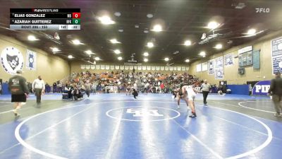 150 lbs Cons. Round 5 - Elias Gonzalez, Madera South vs Azariah Guitterez, R.F. Kennedy