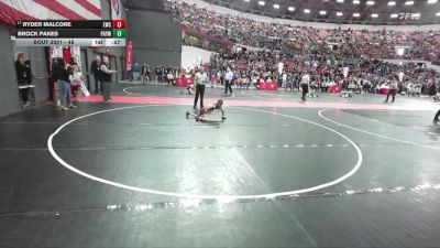 48 lbs Champ. Round 1 - Ryder Malcore, Luxemburg-Casco Wrestling Club vs Brock Pakes, Parkview Albany Youth Wrestling