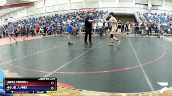 138 lbs Champ. Round 2 - Lucas Cadwell, IN vs Miguel Juarez, WI