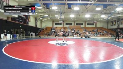 131 lbs Quarterfinal - Esther Vakulchik, Lassen College vs Danny Hurtado, San Joaquin Delta