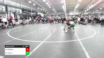 132 lbs Consi Of 16 #1 - Ryan Phillips, FL vs Myrin Nixon, VA