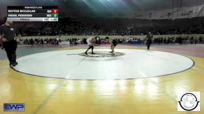 138 lbs Final - Rayvon McClellan, Union JH vs Diesel Pedersen, Broken Arrow