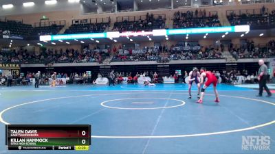 135 lbs Cons. Round 2 - Talen Davis, Kake Thunderbirds vs Killan Hammock, Sitka High School