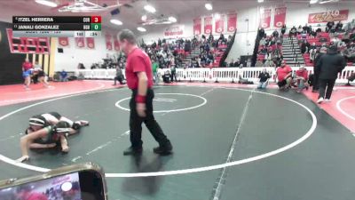 120 lbs Cons. Semi - Itzel Herrera, Corona Senior vs Janali Gonzalez, Highland (Bakersfield)