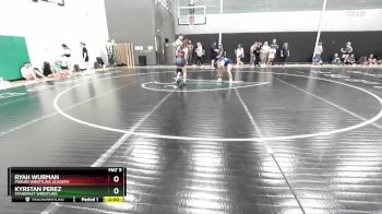 110 lbs Quarterfinal - Ryah Wurman, Purler Wrestling Academy vs Kyrstan Perez, Standfast Wrestling