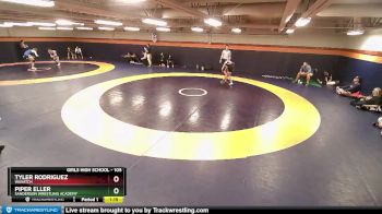 105 lbs Quarterfinal - Tyler Rodriguez, Wasatch vs Piper Eller, Sanderson Wrestling Academy