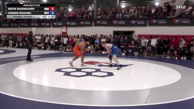 97 Final kg Champ. Round 1 - Justin Rademacher, Beaver Dam Wrestling Regional Training Center vs Camden McDanel, Nebraska Wrestling Training Center