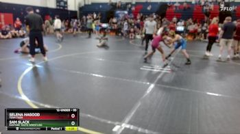 95 lbs Round 3 - Selena Hagood, Team Tiger vs Sam Slack, Eastside Youth Wrestling