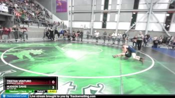 98 lbs Cons. Round 1 - Hudson Davis, Big Cat WC vs Tristan Venturo, NorthEast 509 WC