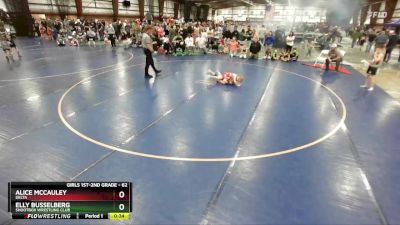 62 lbs Semifinal - Alice McCauley, Delta vs Elly Busselberg, Shootbox Wrestling Club