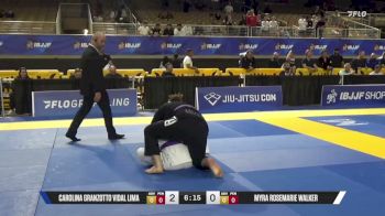 Myra Rosemarie Walker vs Carolina Granzotto Vidal Lima 2026 Pan Jiu Jitsu IBJJF Championship
