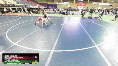 144 lbs Champ. Round 1 - Gabe Kohler, Frisco Wakeland High School Wrestling vs Tyler Harrill, MWC Wrestling Academy