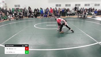 106 lbs Consi Of 8 #1 - William Shine, EO Smith vs Kiernan Grillo, Notre Dame-West Haven