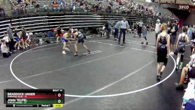 90 lbs Round 5 (6 Team) - John Teufel, Kansas Mamba vs Braddock Unger, Nebraska Blue