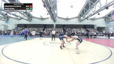 128-H lbs Round Of 32 - Sebastian Calderon, Mac Arthur vs Devin Morin, Roxbury