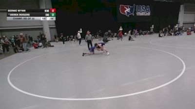 105 lbs Champ. Rd Of 32 - Bernie Wynn, New Mexico vs Derek Rogers, Southport Wrestling Club