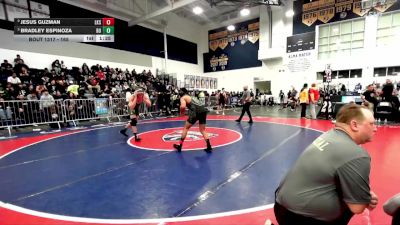 165 lbs Semifinal - Bradley Espinoza, Brea Olinda vs Jesus Guzman, Lakeside