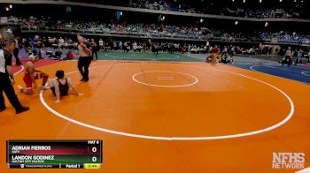 6A 120 lbs Cons. Round 2 - Landon Godinez, Haltom City Haltom vs Adrian Fierros, Katy