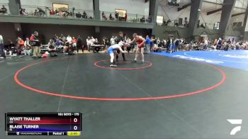 175 lbs Cons. Round 4 - Wyatt Thaller, CA vs Blaise Turner, ID