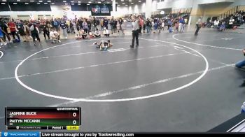 59-65 lbs Quarterfinal - Paityn McCann, OK vs Jasmine Buck, AZ