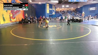 135 lbs Cons. Round 4 - Alessandra Morales, Woodbridge Senior vs Ellie St Jean, Milford