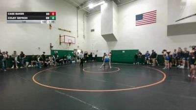 144 lbs Round 1 (6 Team) - Colby Gefroh, Wheatland vs Case Baker, Buffalo High