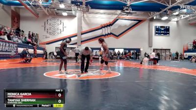 120 lbs Semifinal - Monica Garcia, Morton Cicero vs Taniyah Sherman, Kankakee (Sr.)