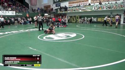 150 lbs Cons. Round 5 - Alex Boske, Hoover (North Canton) vs Andrew Davis, Westerville North