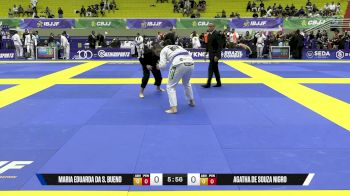 Agatha De Souza Nigro vs Maria Eduarda Da S. Bueno 2025 Brasileiro Jiu-Jitsu IBJJF