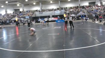 Girls 107 lbs Quarterfinal - Evelyn Norman, Dobyns Bennett High School Girls vs Johanna Pantojas, Riverdale High School Girls