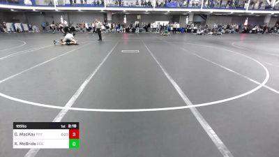 165 lbs Round Of 64 - Grant MacKay, Pittsburgh vs Kevin McBride, Rider - UnAttached