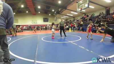 55 lbs Consi Of 4 - Bentley Hodson, Fort Gibson Youth Wrestling vs Kamrei Downing, Berryhill Wrestling Club