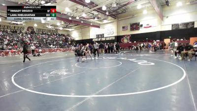 110 lbs Cons. Round 5 - Lana Khelghatian, Bonita vs Trinady Orozco, Newbury Park